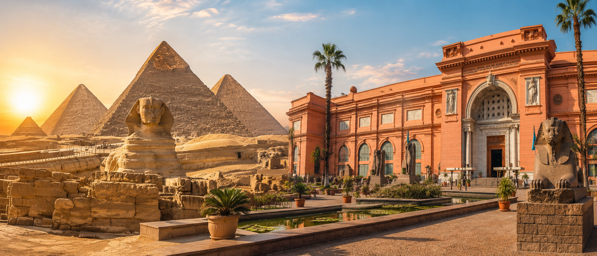 Pyramids of Giza & Egyptian Museum