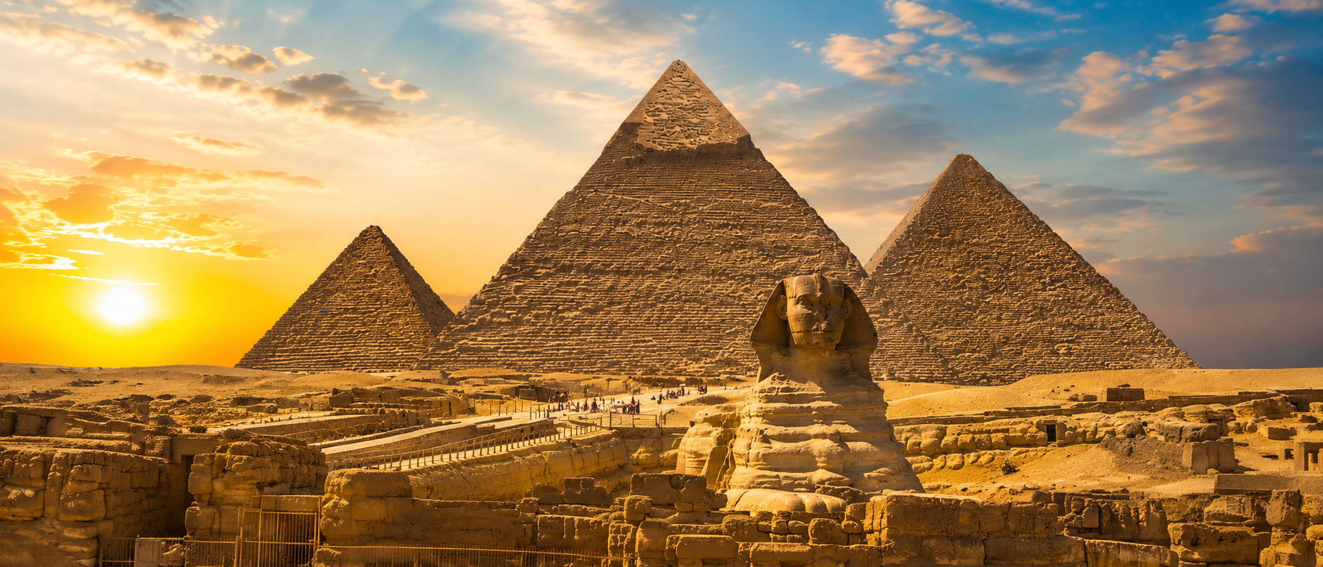 Walking Tour to Giza Pyramids and The Sphinx